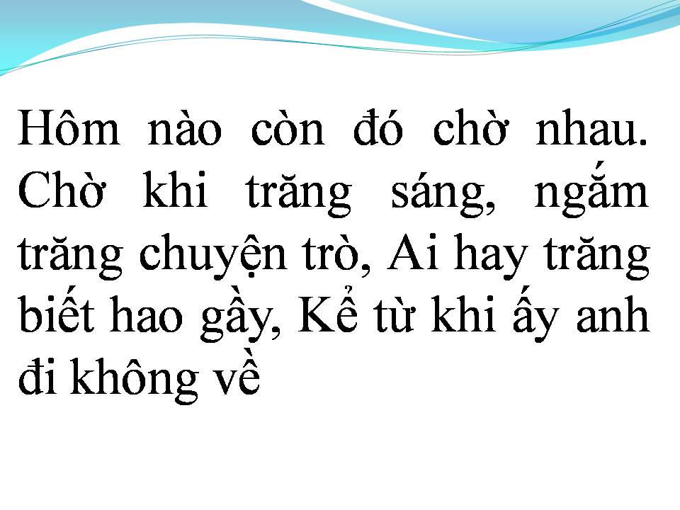 Lời bài hát MỐI TÌNH ĐẦU TIÊN