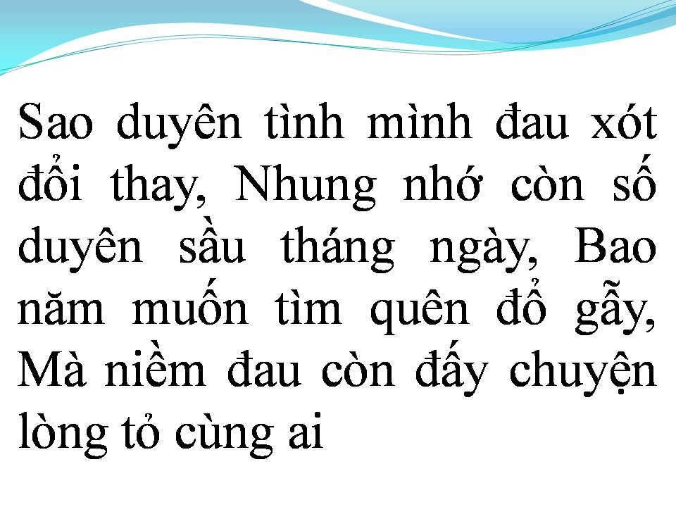 Lời bài hát NHỚ NGƯỜI XƯA