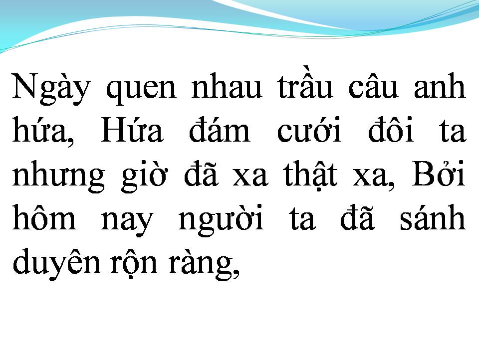 Lời bài hát VÌ LÒNG CÒN THƯƠNG