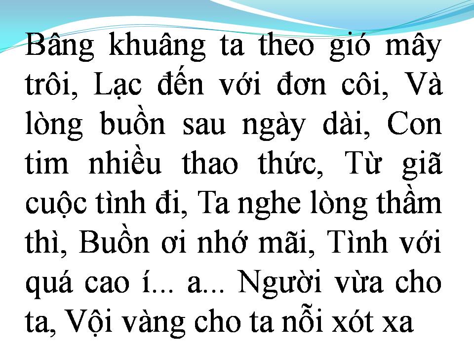 Lời bài hát RA ĐI