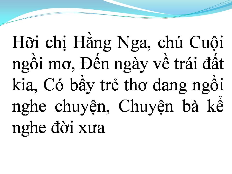 Lời bài hát ROCK VẦNG TRĂNG
