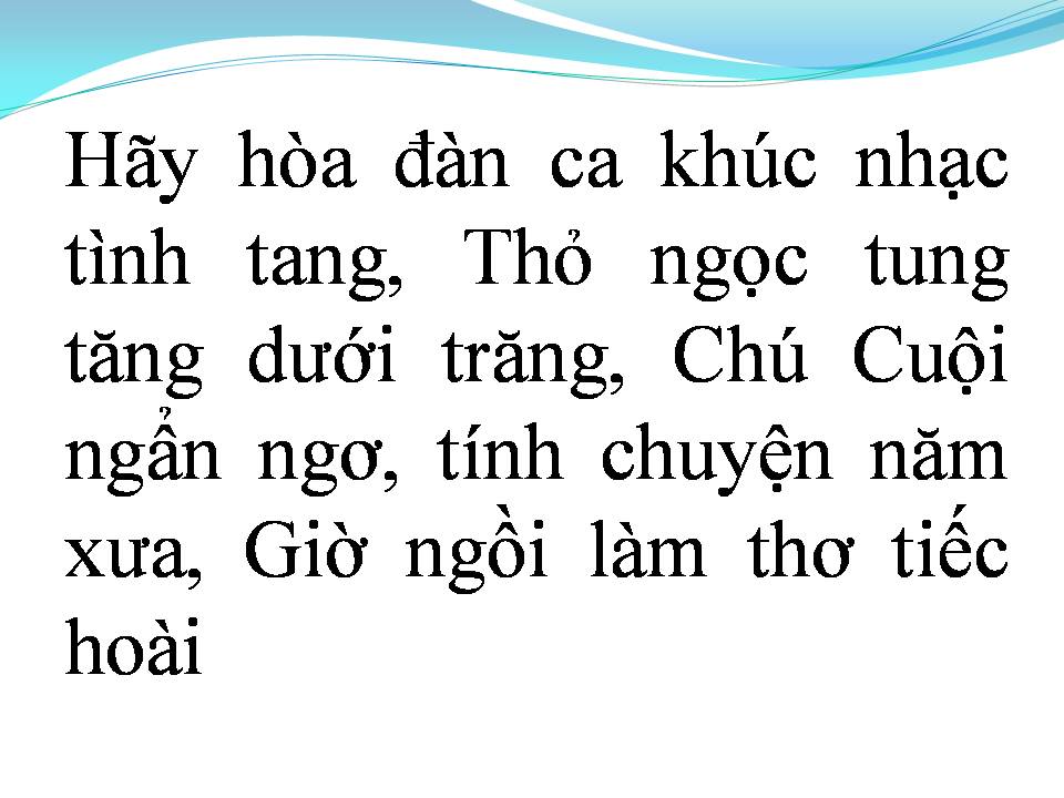 Lời bài hát ROCK VẦNG TRĂNG