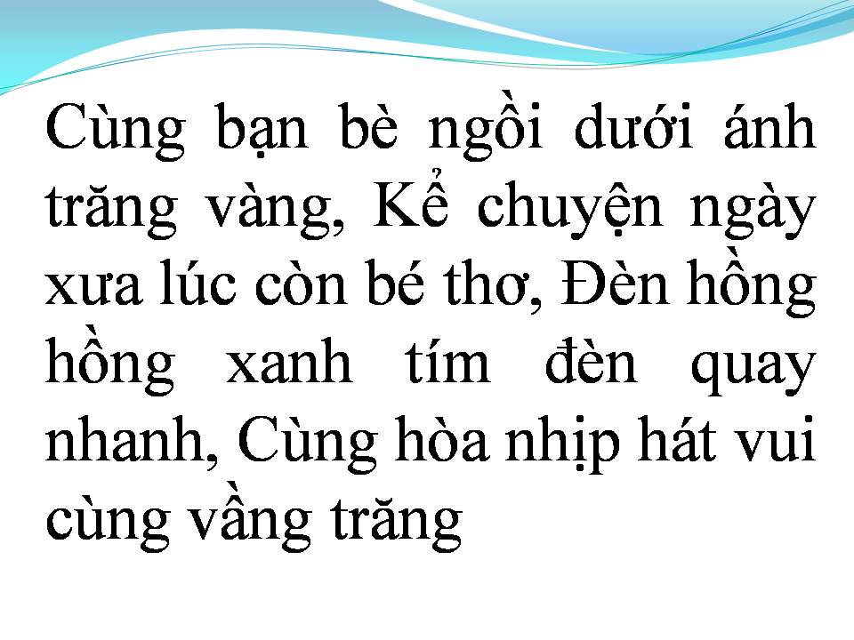 Lời bài hát ROCK VẦNG TRĂNG