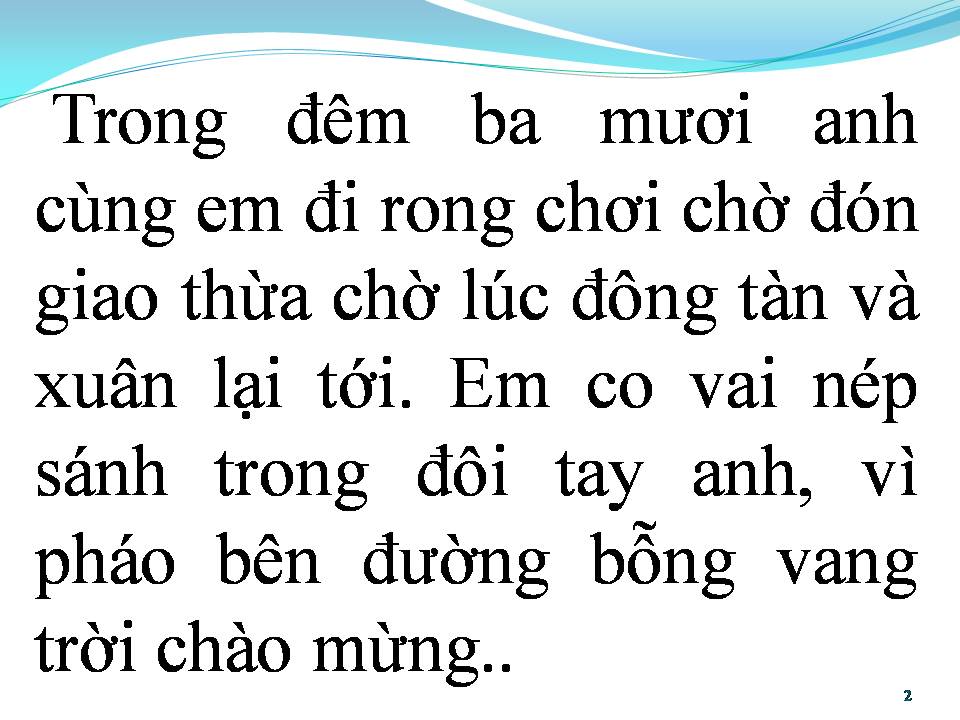 Lời bài hát RONG CHƠI ĐÊM GIAO THỪA