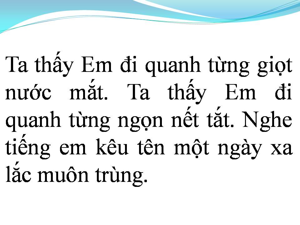 Lời bài hát RU ĐỜI ĐÃ MẤT