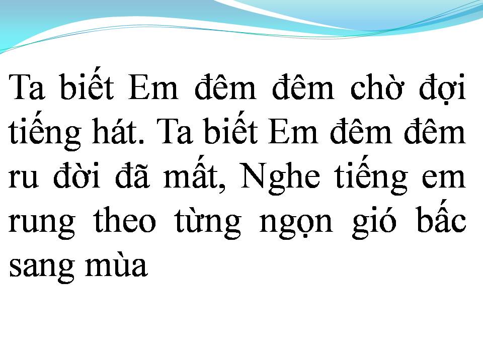 Lời bài hát RU ĐỜI ĐÃ MẤT