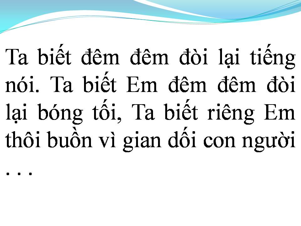 Lời bài hát RU ĐỜI ĐÃ MẤT
