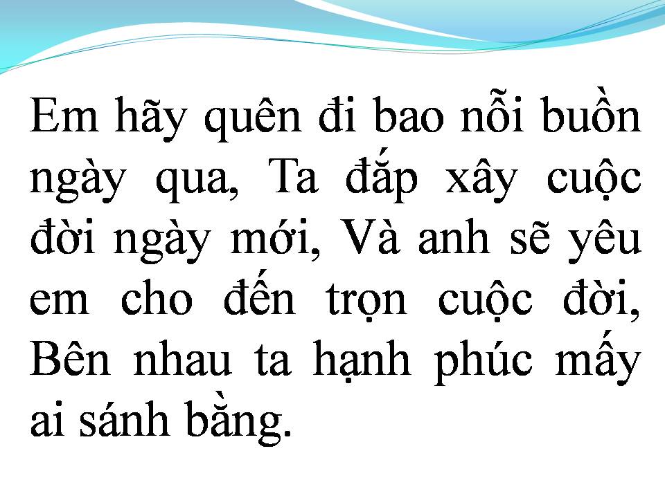 Lời bài hát RU LẠI TÌNH GẦN