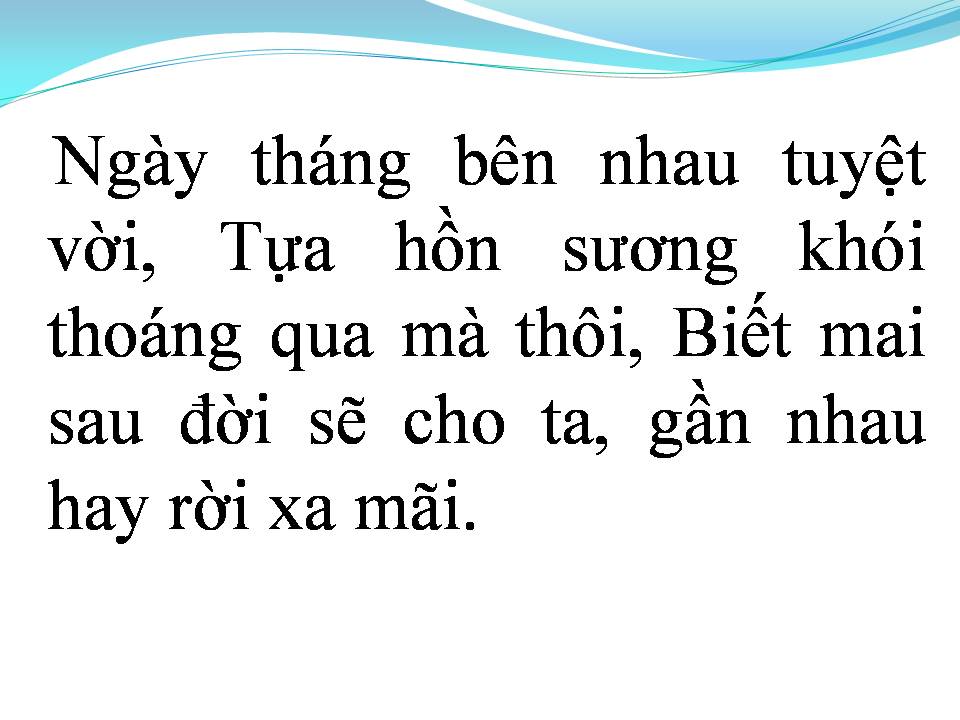 Lời bài hát RU TRONG XÓT XA