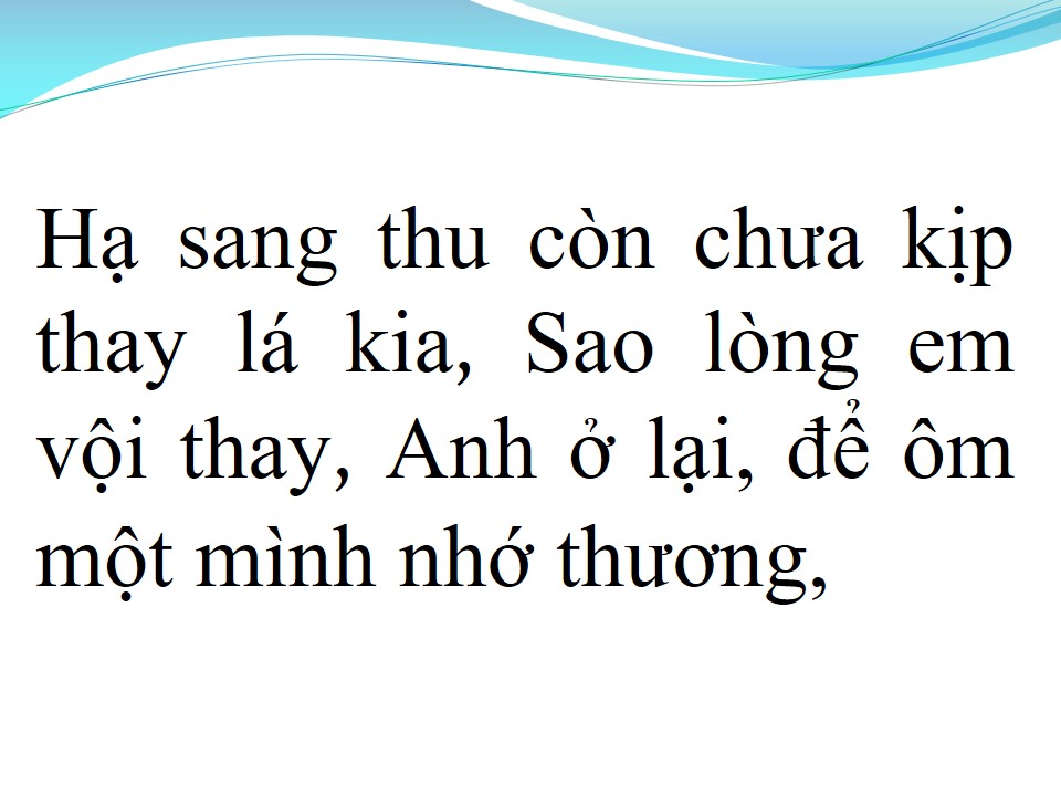 Lời bài hát BUỒN CỦA ANH
