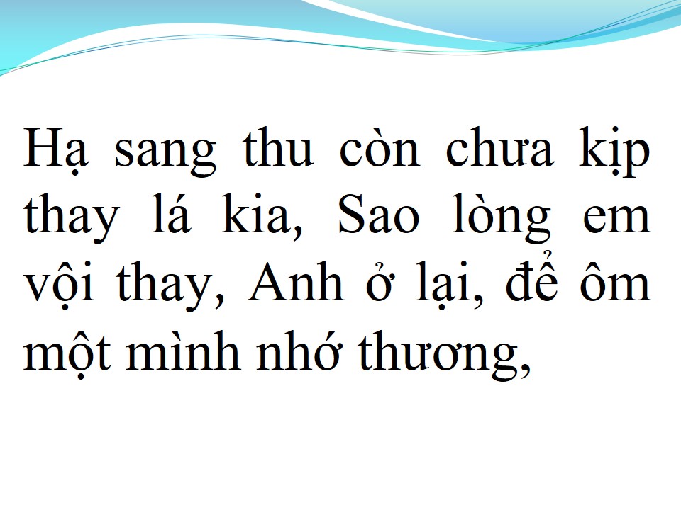 Lời bài hát BUỒN CỦA ANH