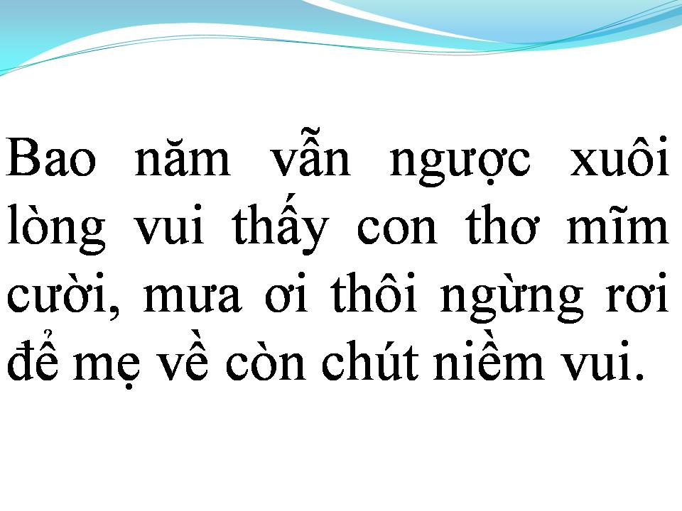 Lời bài hát GÁNH HÀNG RONG