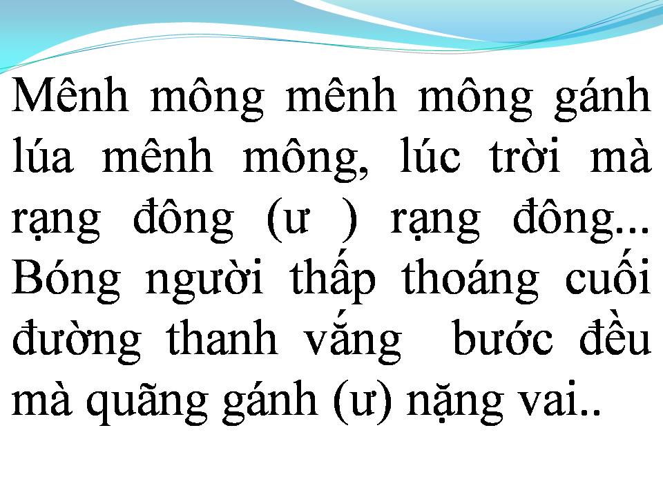 Lời bài hát GÁNH LÚA