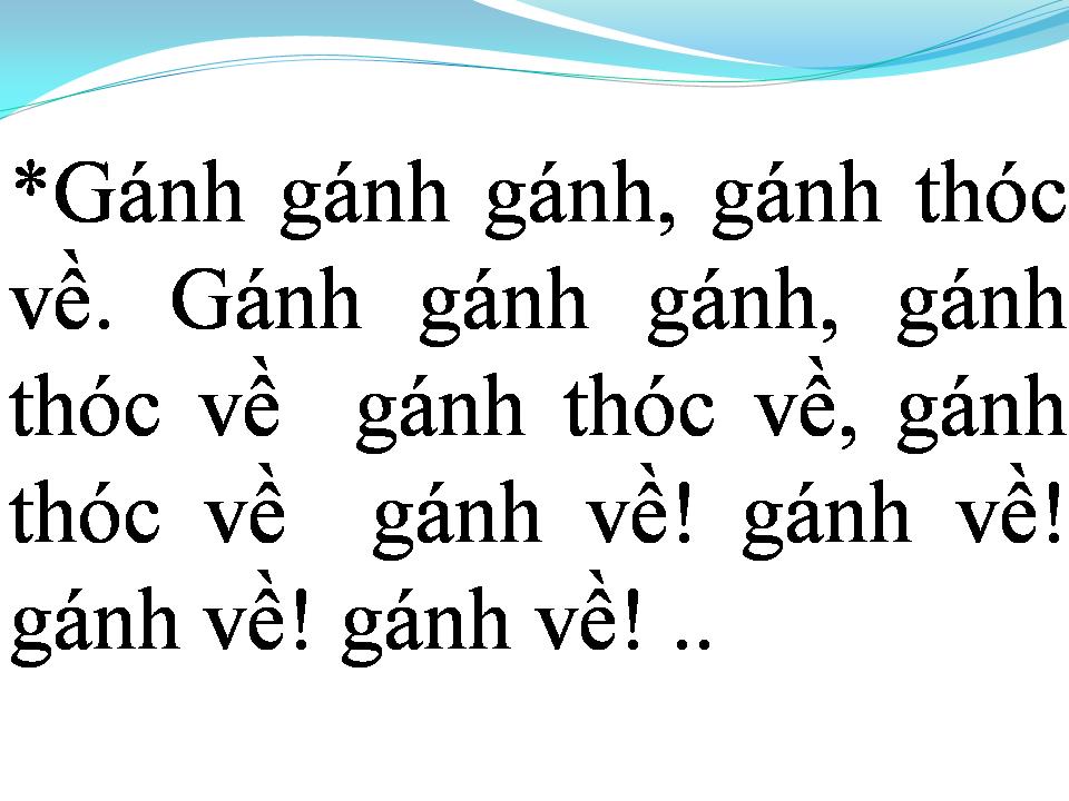 Lời bài hát GÁNH LÚA