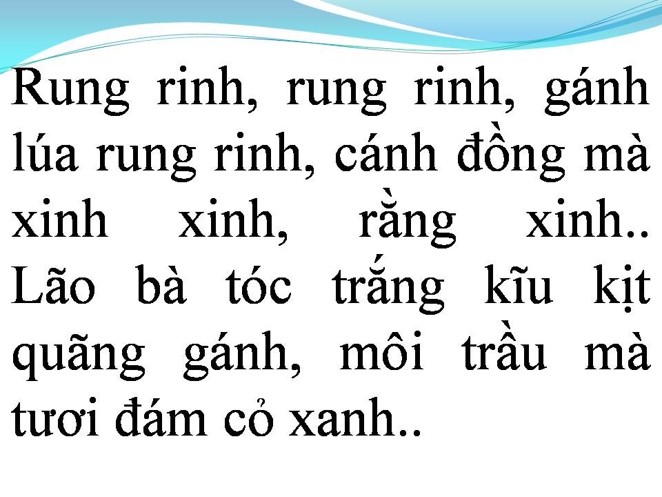 Lời bài hát GÁNH LÚA