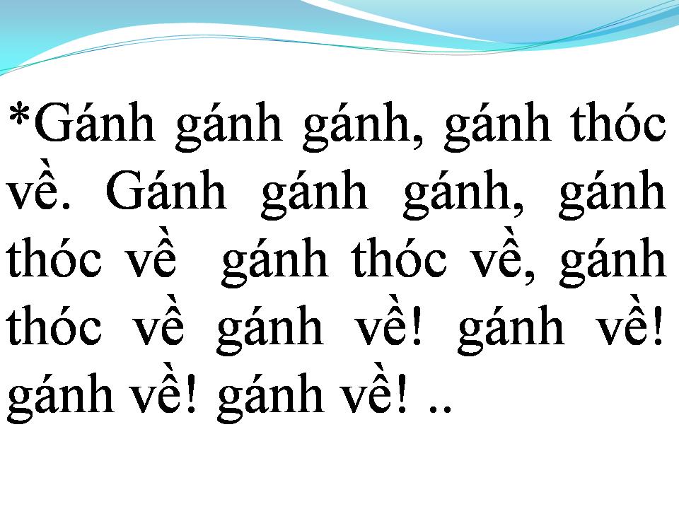 Lời bài hát GÁNH LÚA