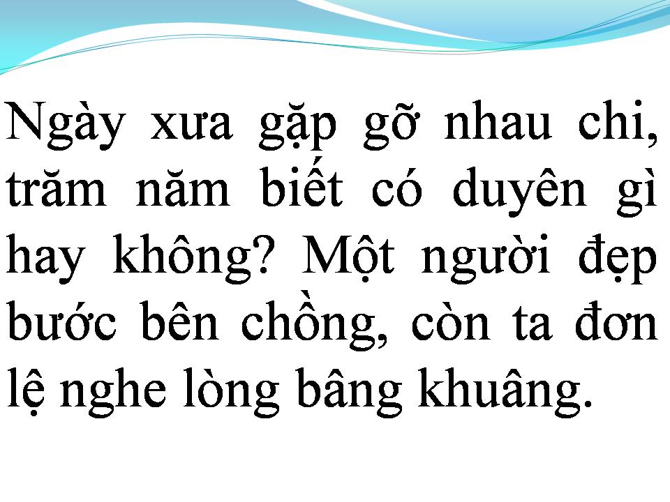 Lời bài hát GẶP LẠI CỐ NHÂN