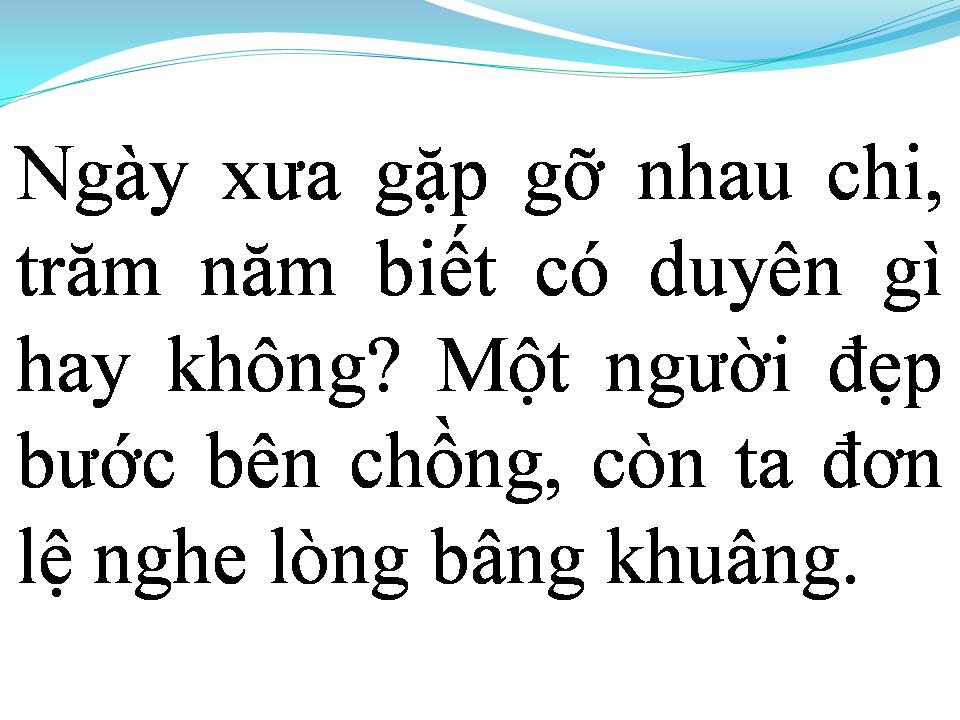 Lời bài hát GẶP LẠI CỐ NHÂN