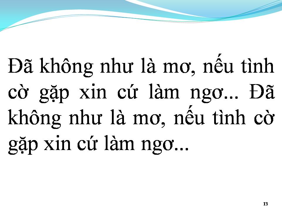 Lời bài hát GẶP NHAU LÀM NGƠ