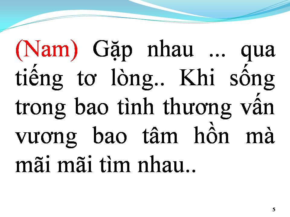 Lời bài hát GẶP NHAU