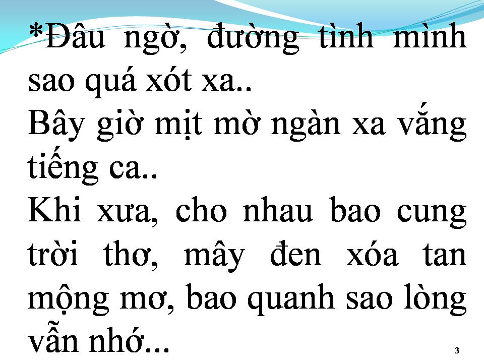 Lời bài hát GIÃ BIỆT TÌNH ANH