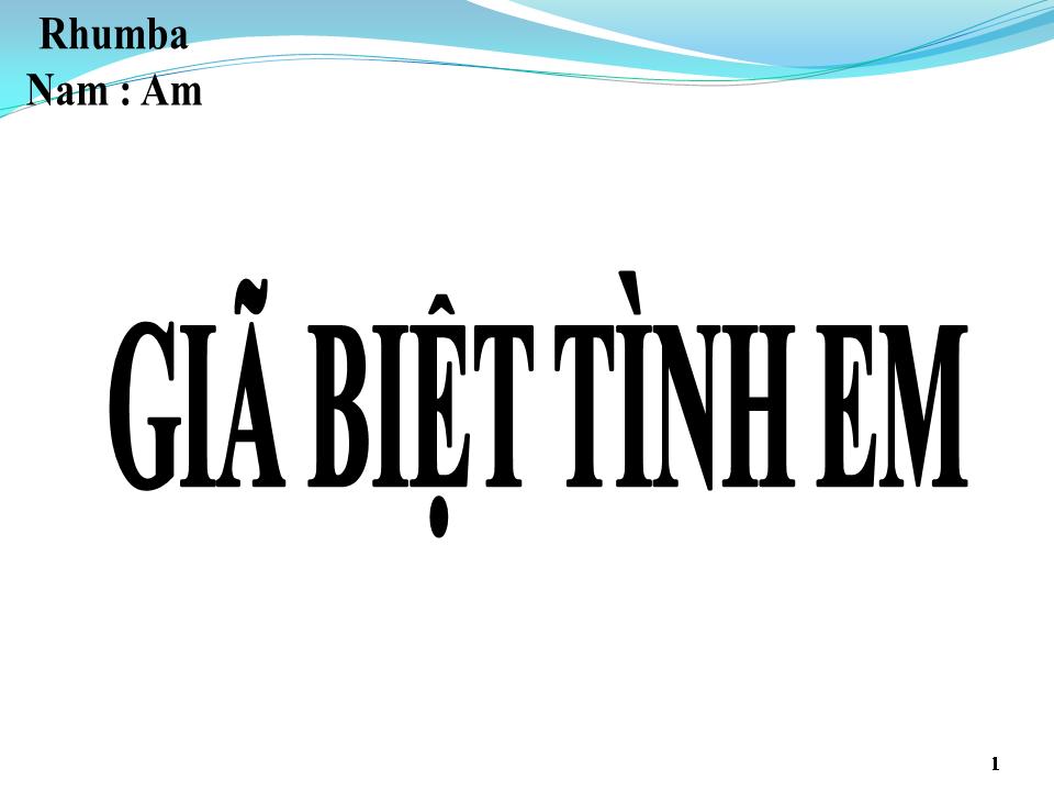 Lời bài hát GIÃ BIỆT TÌNH EM