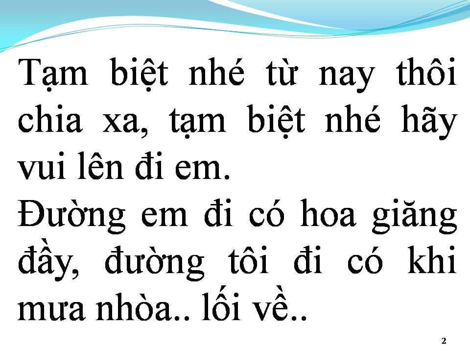 Lời bài hát GIÃ BIỆT TÌNH EM