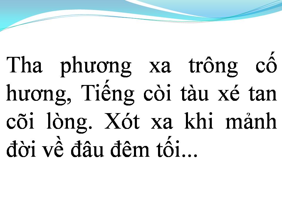 Lời bài hát GIÃ TỪ DĨ VÃNG