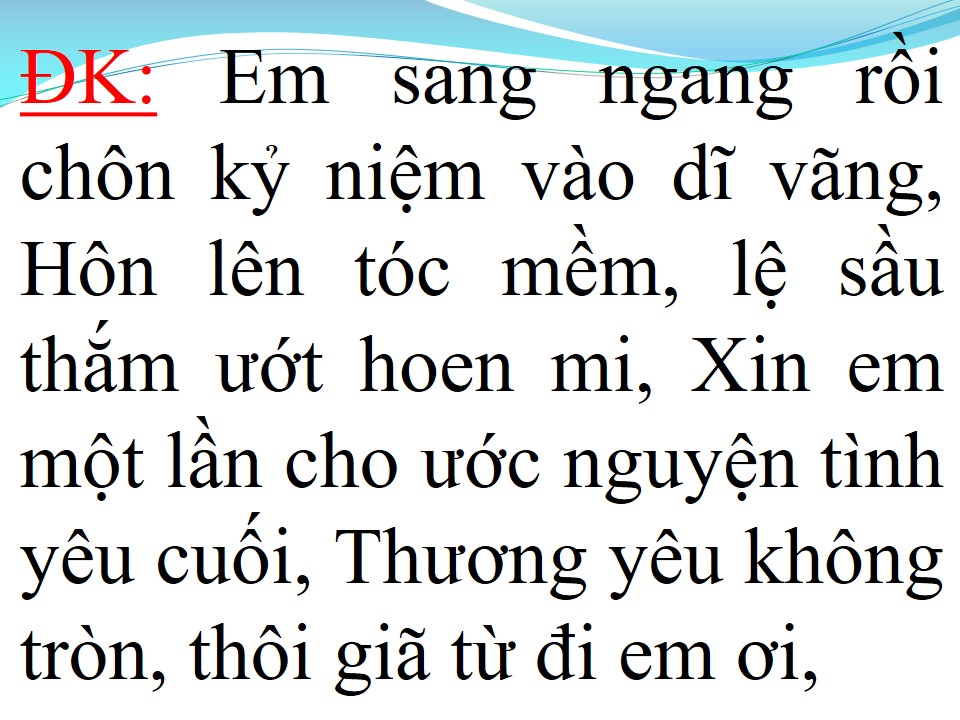 Lời bài hát GIÃ TỪ