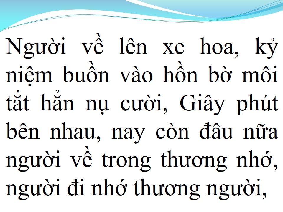 Lời bài hát GIÃ TỪ