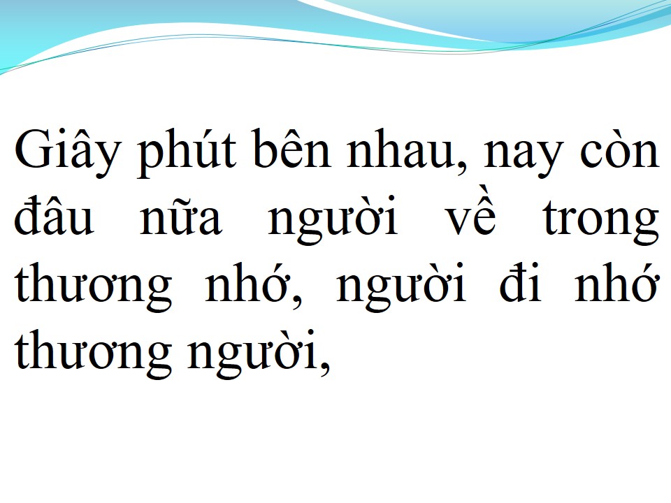 Lời bài hát GIÃ TỪ