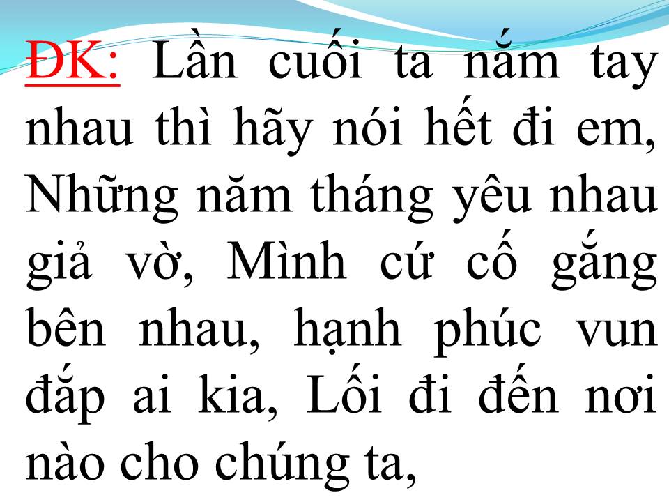 Lời bài hát GIẢ VỜ YÊU