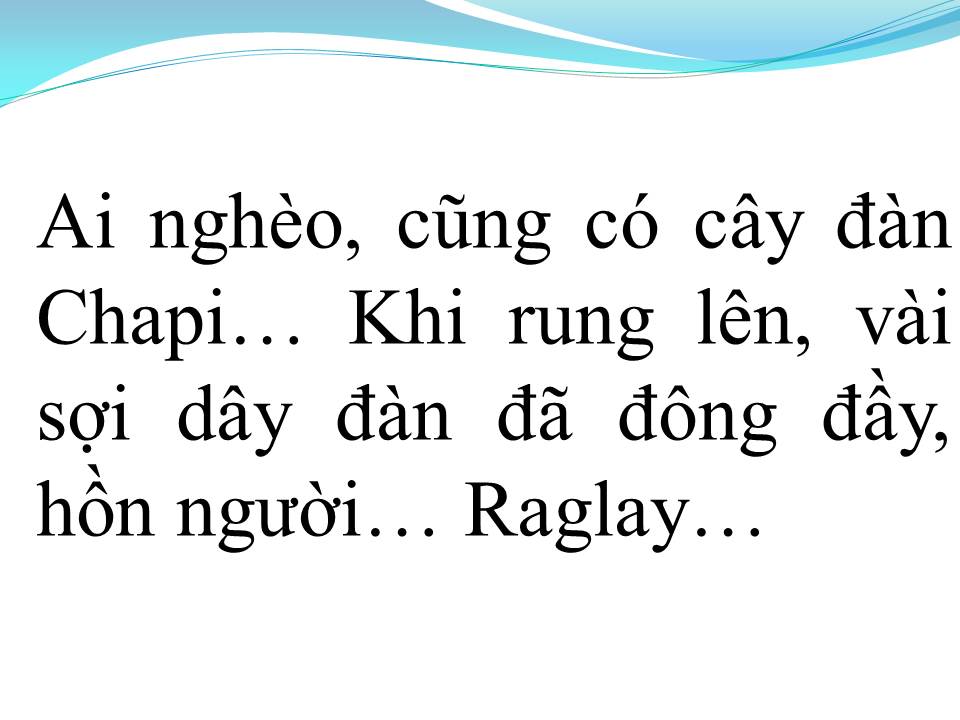 Lời bài hát GIẤC MƠ CHAPI