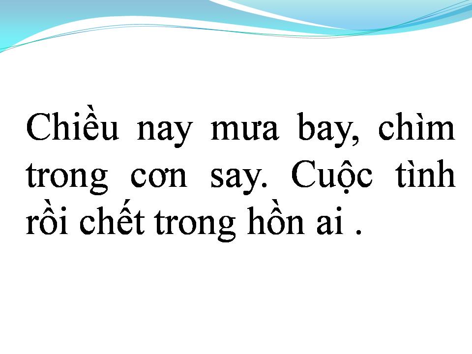 Lời bài hát GIẤC MƠ MÙA ĐÔNG