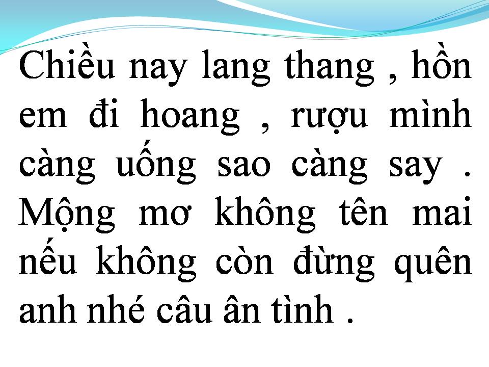 Lời bài hát GIẤC MƠ MÙA ĐÔNG