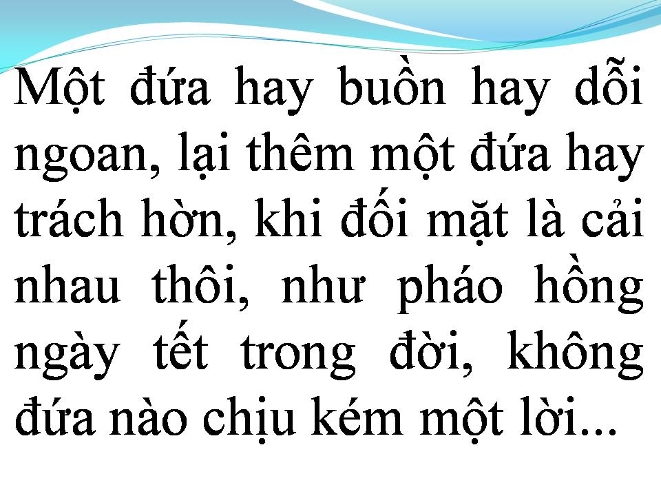 Lời bài hát GIẬN NHAU MỘT TUẦN
