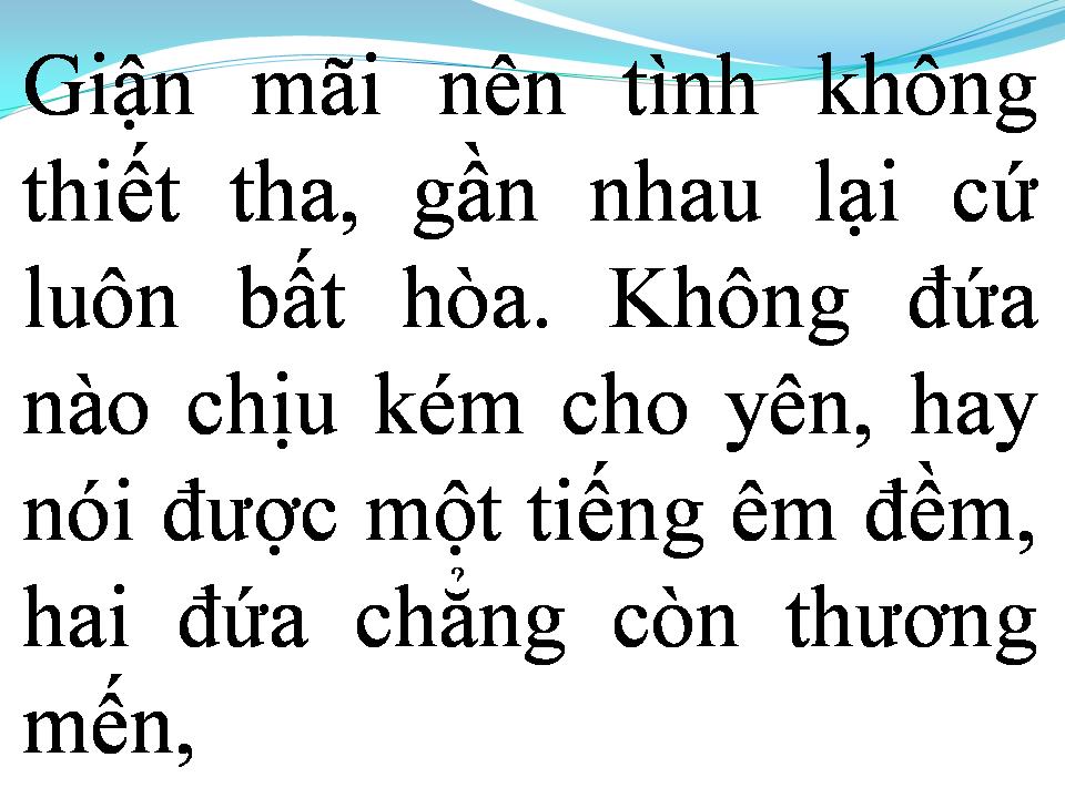 Lời bài hát GIẬN NHAU MỘT TUẦN
