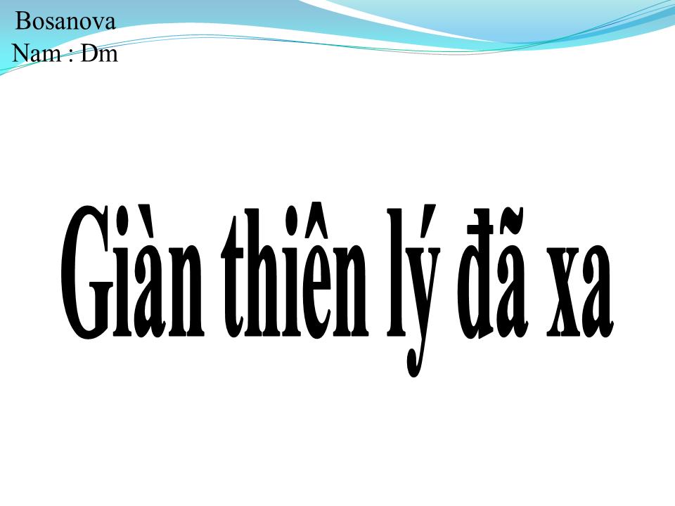 Lời bài hát GIÀN THIÊN LÝ ĐÃ XA