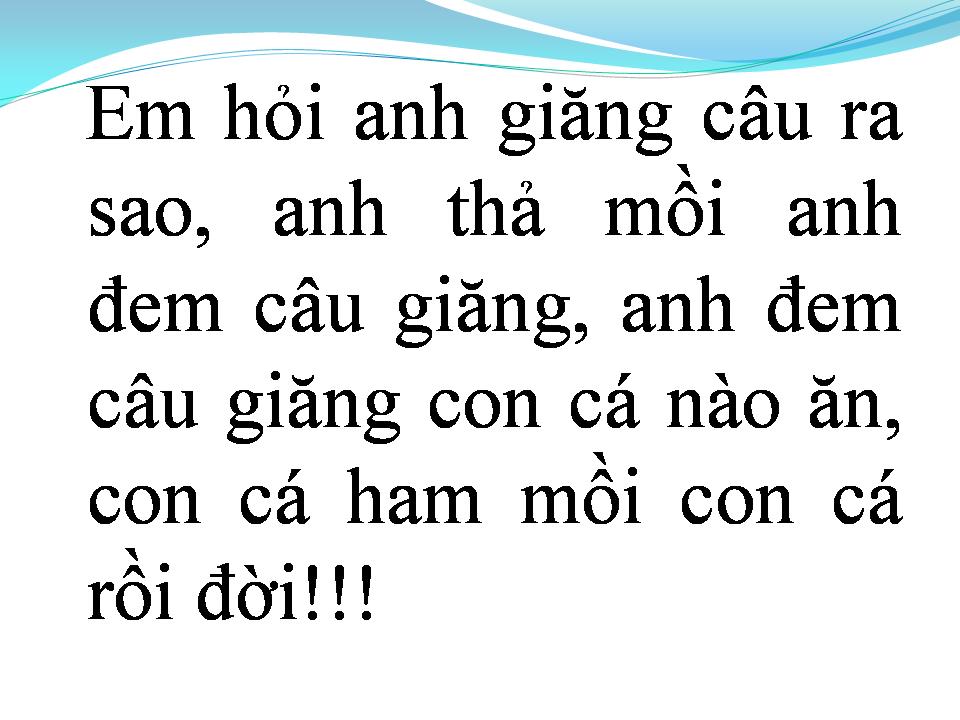 Lời bài hát GIĂNG CÂU