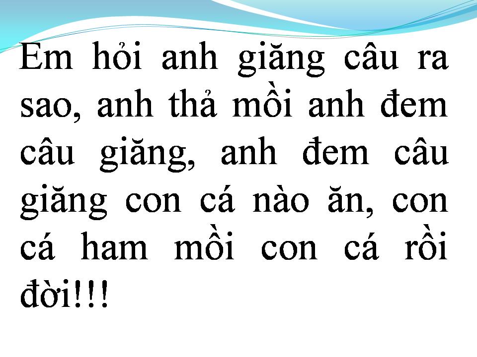 Lời bài hát GIĂNG CÂU
