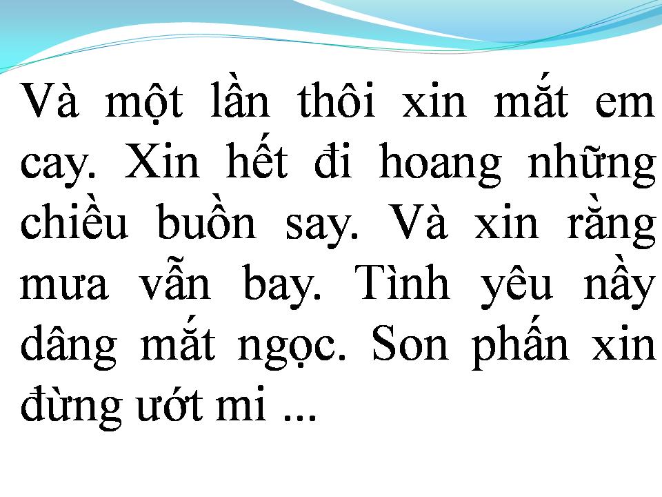Lời bài hát GIÁNG NGỌC
