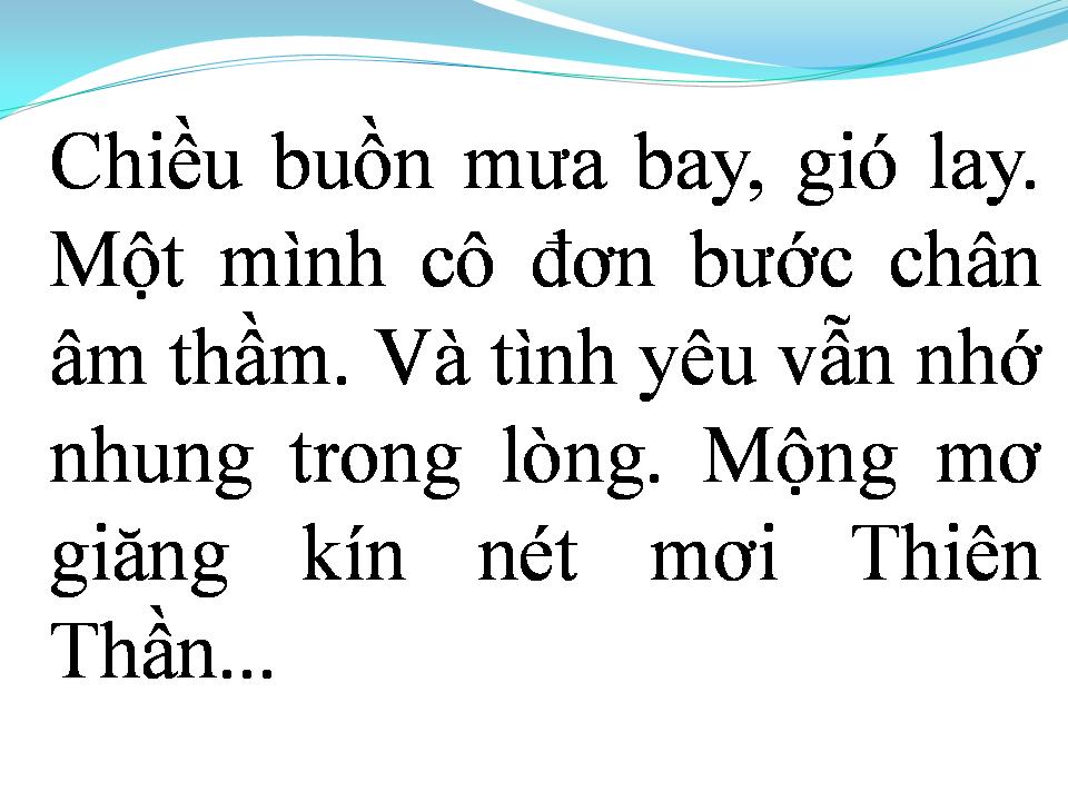 Lời bài hát GIÁNG NGỌC