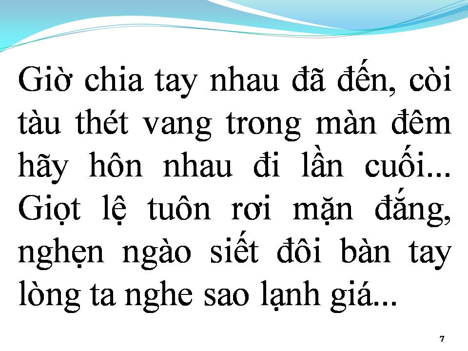 Lời bài hát GIÂY PHÚT CHIA XA