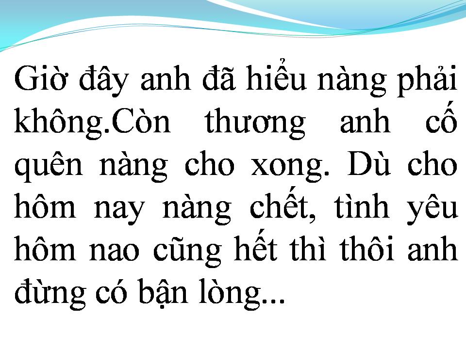 Lời bài hát GIẾT NGƯỜI ANH YÊU