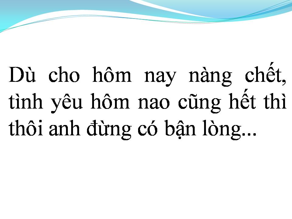 Lời bài hát GIẾT NGƯỜI ANH YÊU