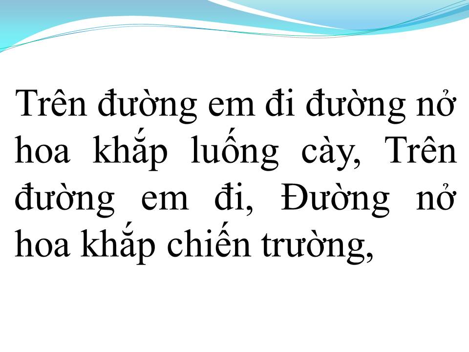 Lời bài hát GIÓ VỀ MIỀN XUÔI