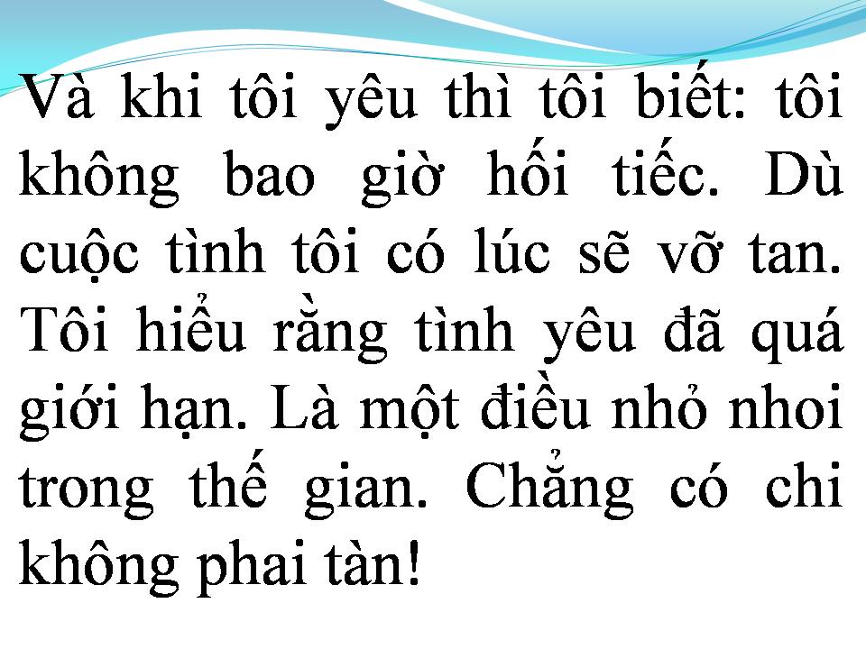 Lời bài hát GIỚI HẠN NÀO CHO CHÚNG TA