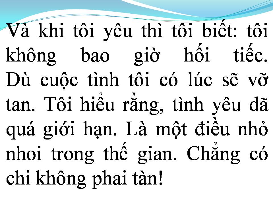 Lời bài hát GIỚI HẠN NÀO CHO CHÚNG TA