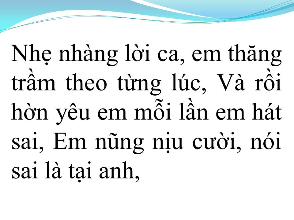 Lời bài hát GIỌNG CA DĨ VÃNG