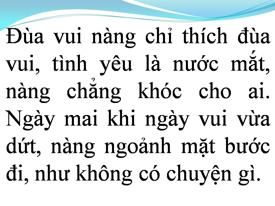 Lời bài hát GIỐNG NHƯ TÔI
